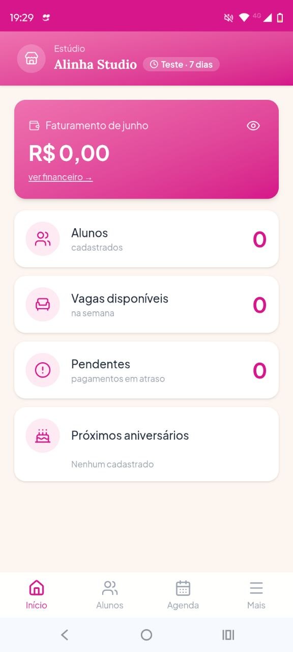 Tela inicial